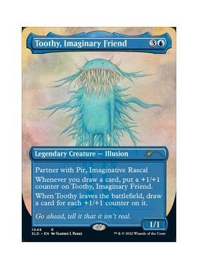 呆呆龙 万智牌 奇妙伙伴大牙 英文 扩画 secret Lair SL 蓝色