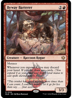 呆呆龙 万智牌 旁道贩商 Byway Barterer 0129 平/闪