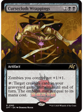 万智牌 受诅包裹布 Cursecloth Wrappings 英文 平/闪 乙太漂移