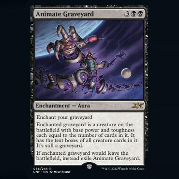 呆呆龙 万智牌 英文 鸡飞4 UNF 平/闪/银河 Animate Graveyard