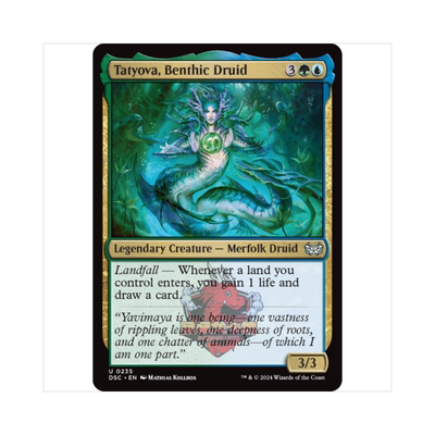 万智牌 深洋德鲁伊塔托娃 Tatyova, Benthic Druid 暮悲邸 多色