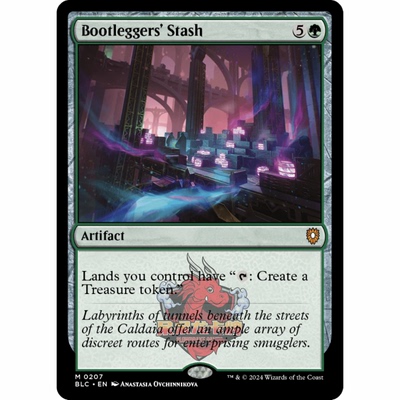 万智牌 BLC 私商匿窖 Bootleggers' Stash 207 斑隆洛指挥官 绿色