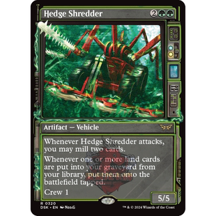 Hedge 平 Shredder 异画 闪 树篱伐木械 万智牌