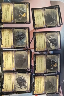 万智牌 那兹古尔 英文 平/闪 魔戒节假日版 各种编号 白银 卷轴