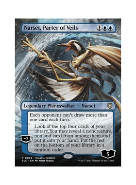 呆呆龙 万智牌 揭帷娜尔施 Narset 英文 斑隆洛指挥官 异画 平/闪