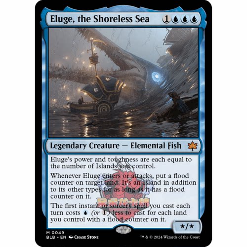 万智牌 无滨瀚海艾鲁格 Eluge, the Shoreless Sea 0049 平/闪