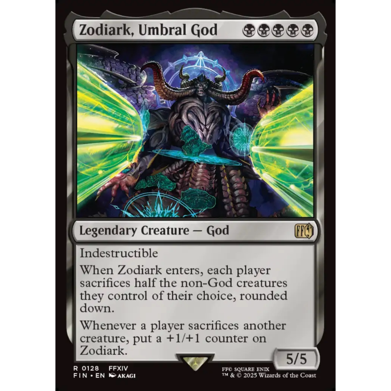暗之神佐迪亚克 Zodiark Umbral God 平/闪/扩画/潮涌 最终幻想图片