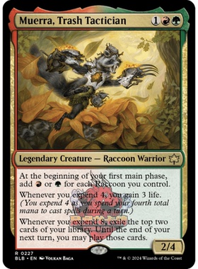 万智牌 废品战术家穆埃拉 Muerra, Trash Tactician 227 平/闪