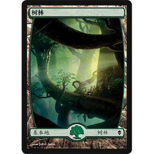 闪 树林 246 简中 赞迪卡 呆呆龙卡牌 ZEN 万智牌