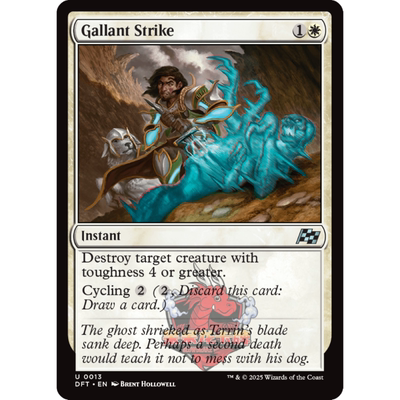 万智牌 英勇打击 Gallant Strike 英文 平/闪/异画 乙太漂移