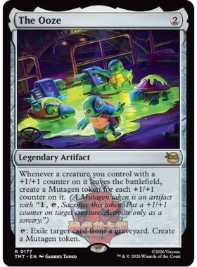 万智牌 TMT 忍者神龟 The Ooze 突变药剂 扩画 平/闪