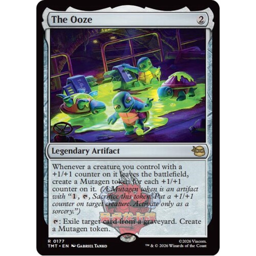 万智牌 TMT 忍者神龟 The Ooze 突变药剂 扩画 平/闪