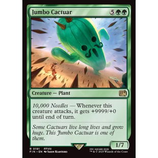 万智牌 巨型仙人刺 Jumbo Cactuar 平/闪/扩画/潮涌 最终幻想