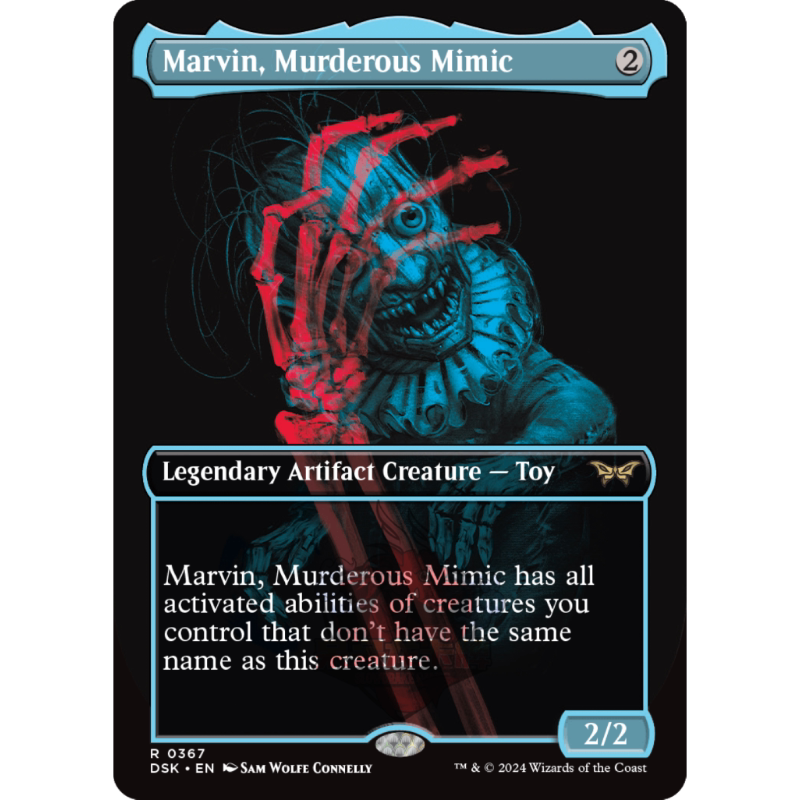 万智牌  Marvin, Murderous Mimic 残暴拟偶马文 闪 异画 日印