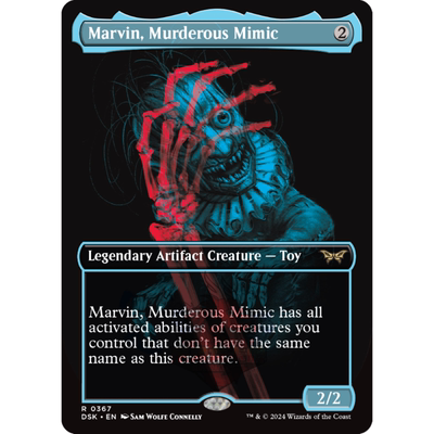 万智牌  Marvin, Murderous Mimic 残暴拟偶马文 闪 异画 日印