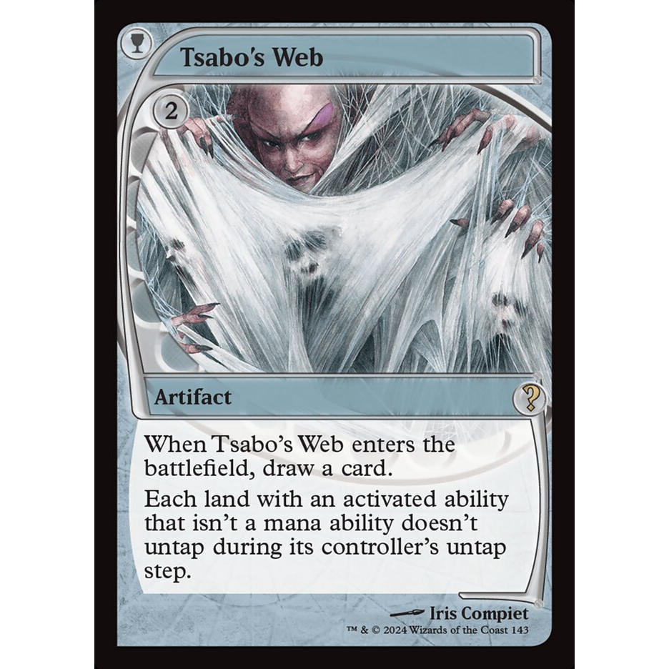 MB2 万智牌 143 tsabo's web 萨保的罗网 神秘补充包2