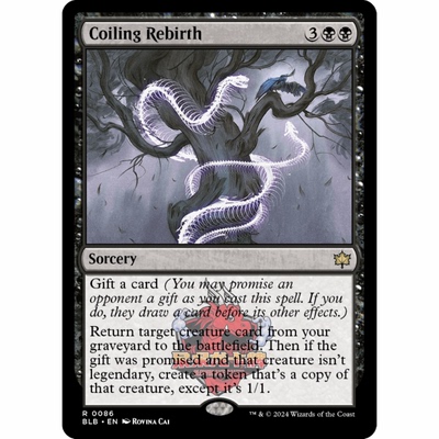 呆呆龙 万智牌 盘卷重生 Coiling Rebirth 0086 平/闪