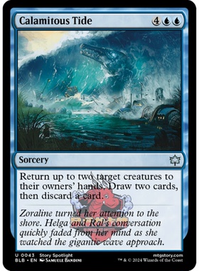 呆呆龙 万智牌 灾祸怒潮 Calamitous Tide 0043 平/闪