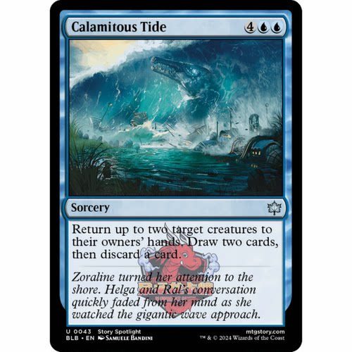 呆呆龙 万智牌 灾祸怒潮 Calamitous Tide 0043 平/闪