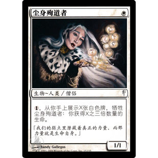 呆呆龙卡牌 万智牌 简中 尘身殉道者 骤霜