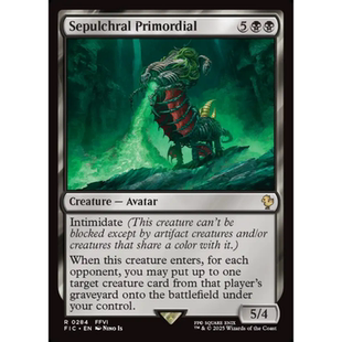 万智牌 阴森原祖 Sepulchral Primordial 平/闪/扩画 最终幻想