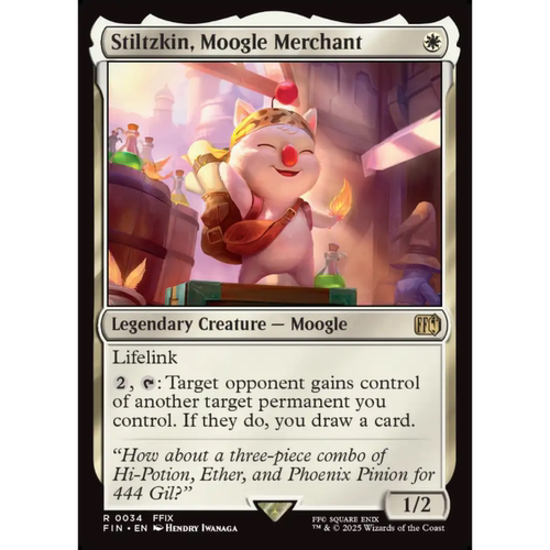 莫古力商人斯蒂尔兹金 Stiltzkin Moogle Merchant 平/闪 最终