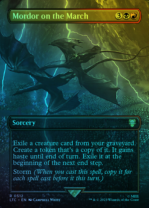 呆呆龙 万智牌 闪 Mordor on the March 英文 魔戒假日版 多色 金