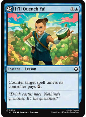 万智牌 it ll quench ya 管保止渴 TLA 平/闪