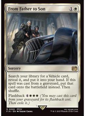 父传子继 From Father to Son 平/闪/扩画/潮涌 最终幻想 白色 金