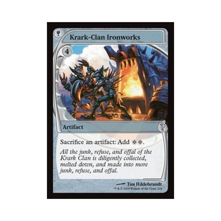 呆呆龙卡牌 万智牌 喀勒克族制铁厂 神秘补充包2 英文 平 MB2 银