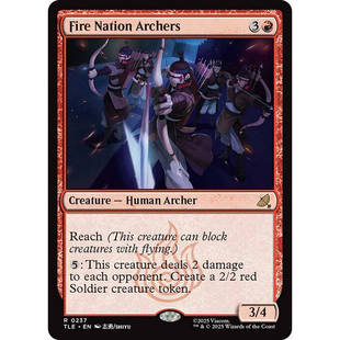 万智牌 Fire Nation Archers 烈火国箭手 TLE 平/闪