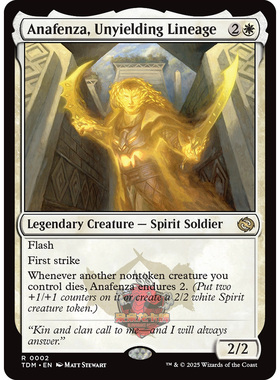 万智牌 龙岚录 Anafenza, Unyielding Lineage 刚毅缘祖阿娜芬札