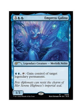 呆呆龙 万智牌 格里娜女皇 英文 闪 secret Lair SL 蓝色