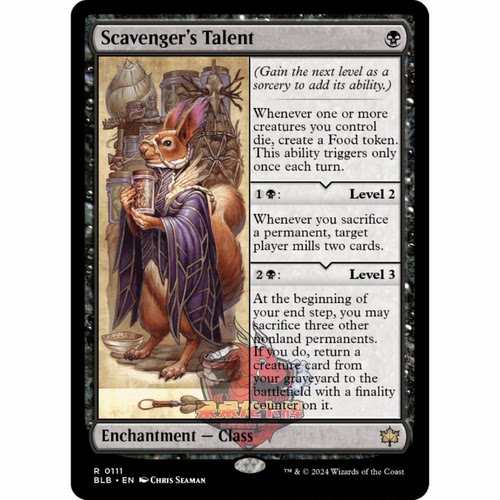 呆呆龙 万智牌 拾荒客才能 Scavenger's Talent 0111 平/闪