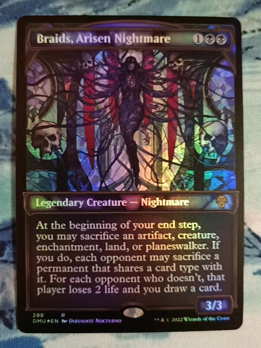 万智牌 闪 众志成城 简中/英文 日印 觉醒梦魇布蕾德 异画 288