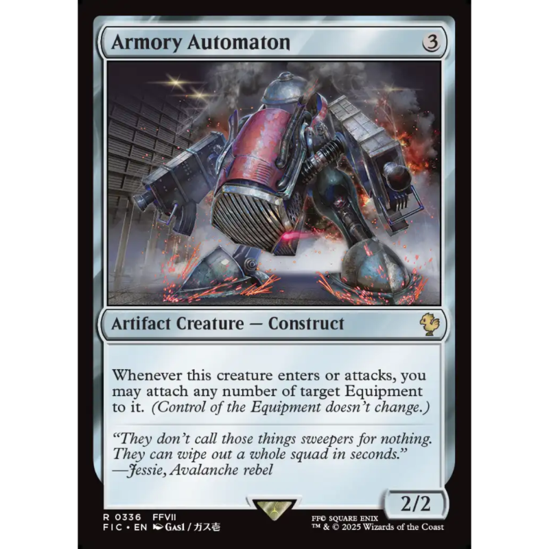 万智牌 军械库机械兽 Armory Automaton 平/闪/扩画 最终幻想