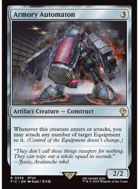 万智牌 军械库机械兽 Armory Automaton 平/闪/扩画 最终幻想