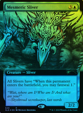 呆呆龙卡牌 万智牌 闪 催眠裂片妖 英文 secret Lair SL 蓝色