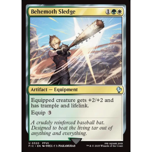 呆呆龙 万智牌 贝西摩斯锤 Behemoth Sledge 平/闪/扩画 最终幻想