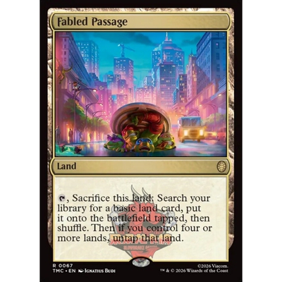 万智牌 TMC 忍者神龟指挥官 Fabled Passage 神奇小径 平/闪