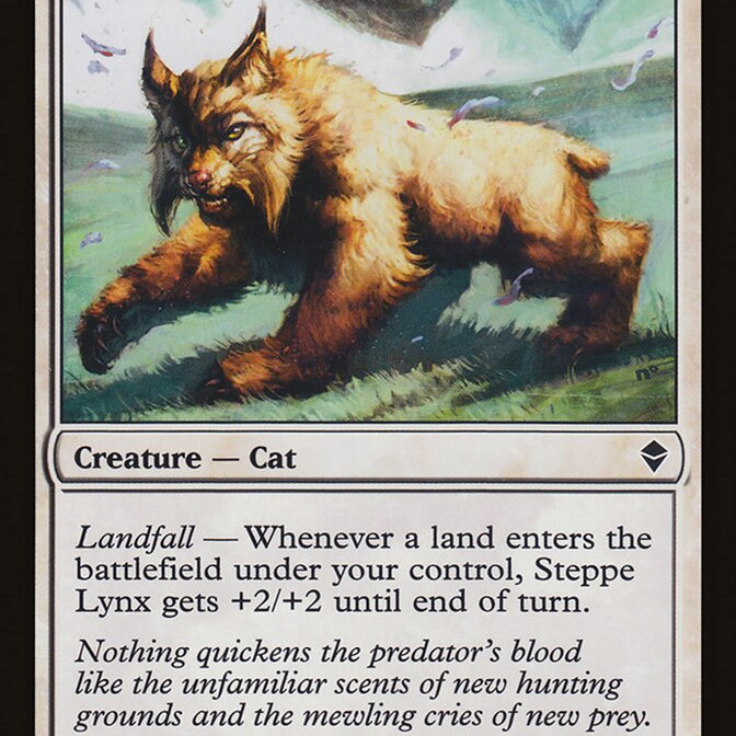万智牌 ZEN 36 steppe lynx 草原山猫 the list