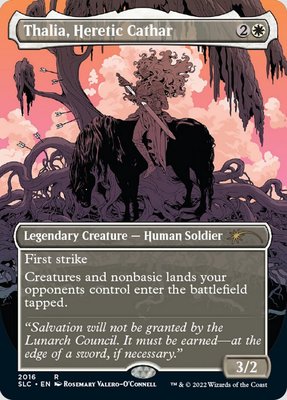 呆呆龙卡牌万智牌 Secret Lair 30周年 护教军异端莎利雅 英文闪