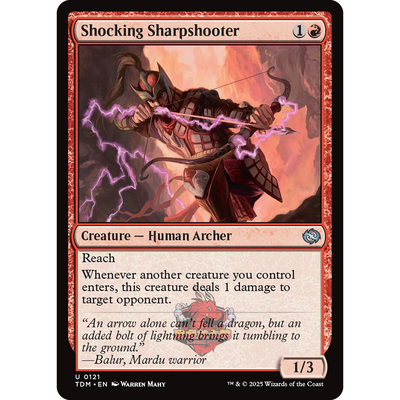 万智牌 鞑契 龙岚录 平/闪 Shocking Sharpshooter 撼击神射手