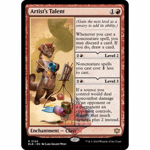 呆呆龙 万智牌 艺术家才能 Artist's Talent 0124 平/闪