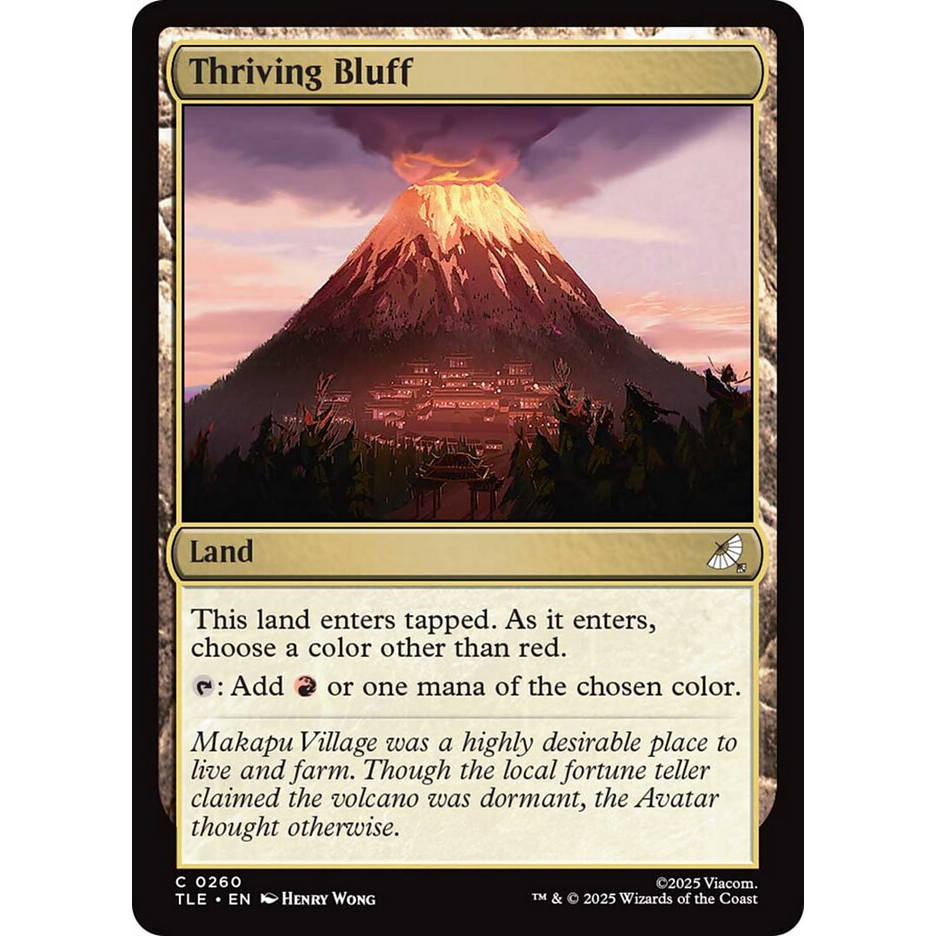 万智牌 thriving bluff 兴旺绝壁 TLE 闪