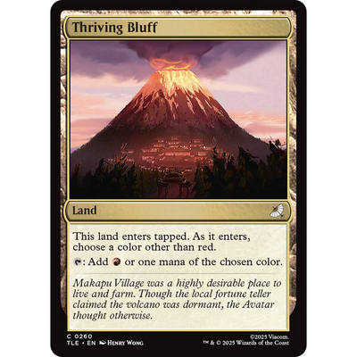万智牌 thriving bluff 兴旺绝壁 TLE 闪