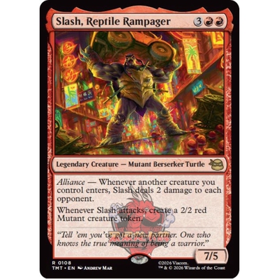 万智牌 TMT Slash, Reptile Rampager 狂暴敌手坏蛋龟 异画 平/闪