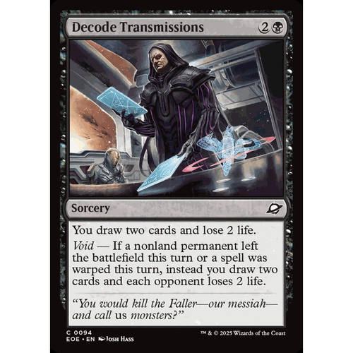 呆 万智牌 解密电文 Decode Transmissions 平/闪 虚空边域 EOE