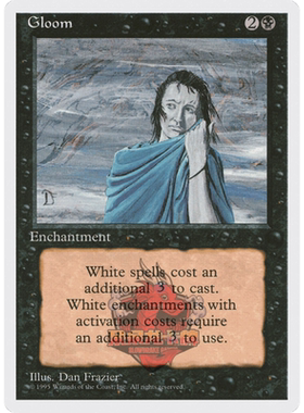 呆呆龙卡牌 万智牌 昏暗 英文 第四版 4th 黑色