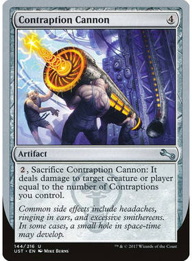 呆呆龙卡牌 万智牌 Contraption Cannon 闪 英文 鸡飞3